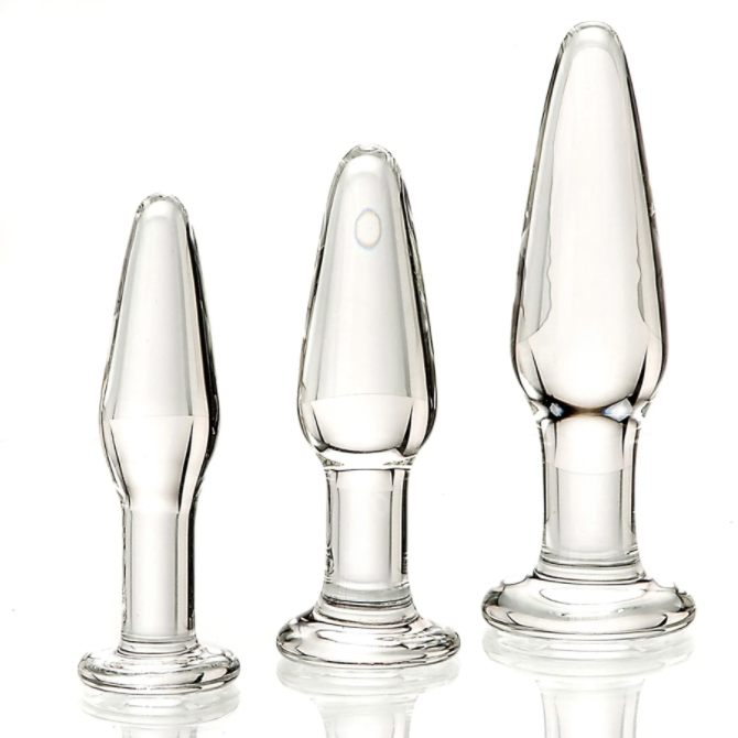 Adam and Eve + Adam & Eve Glass Anal Training Trio
