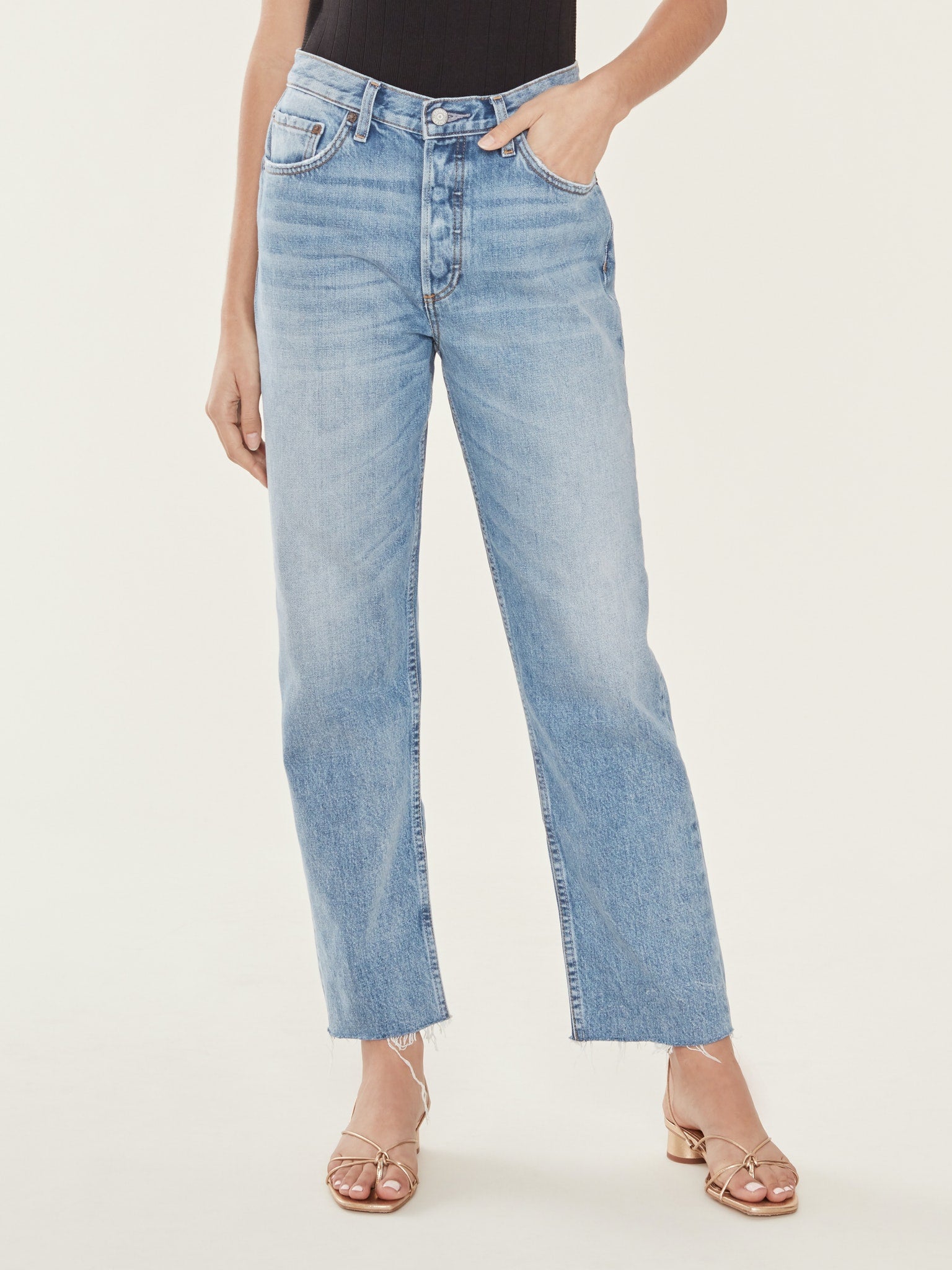 BOYISH JEANS + Tommy High Rise Straight Jeans