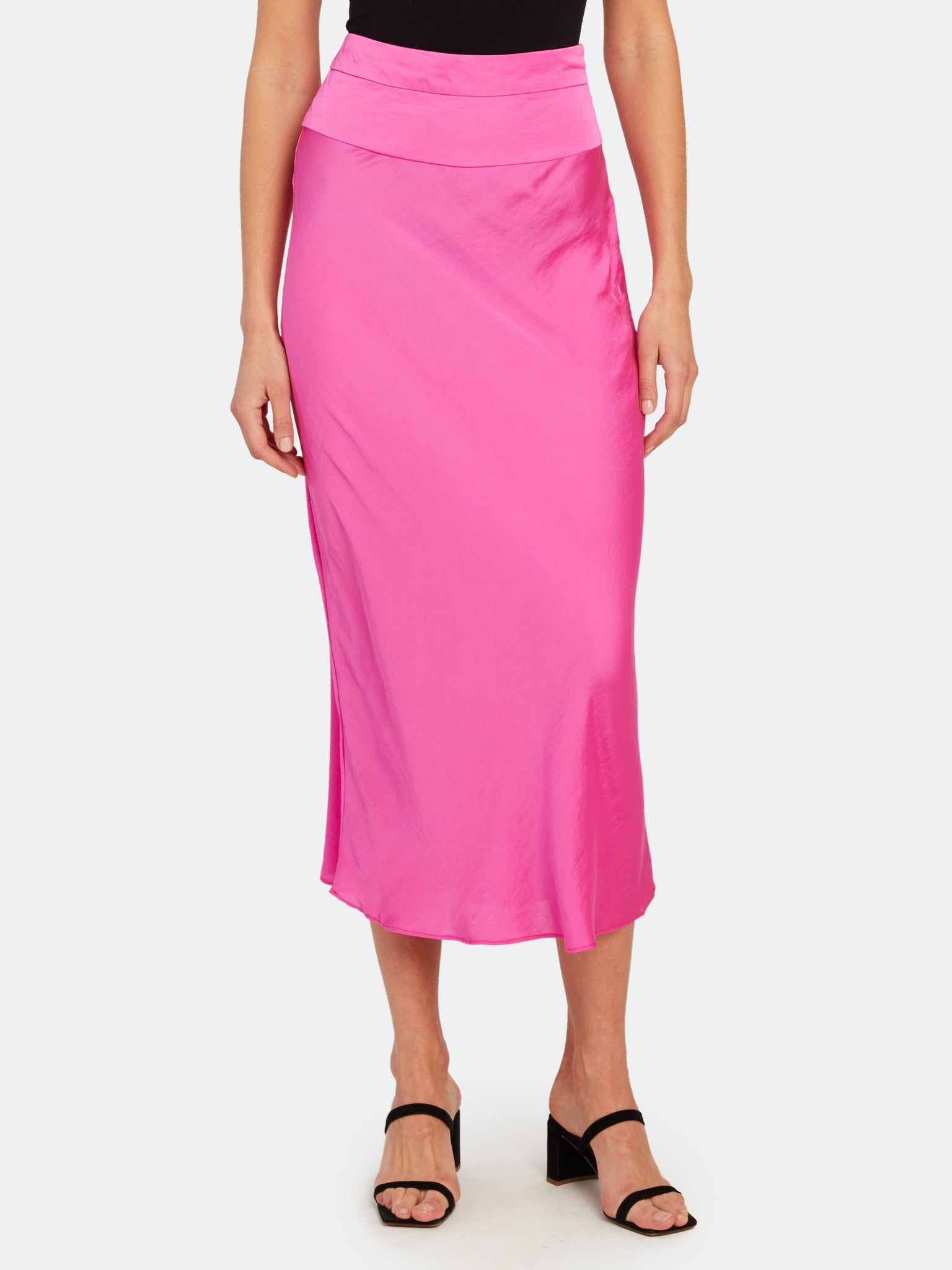 Free People Normani Bias Midi Skirt