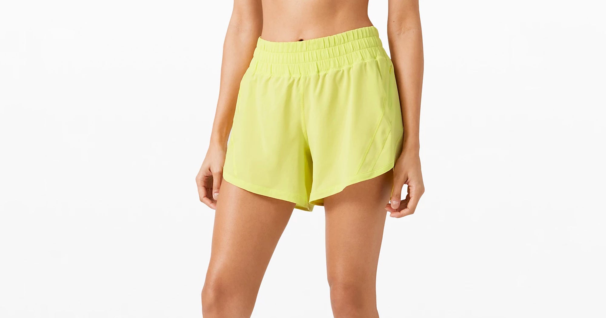 ladies running shorts with phone pocket