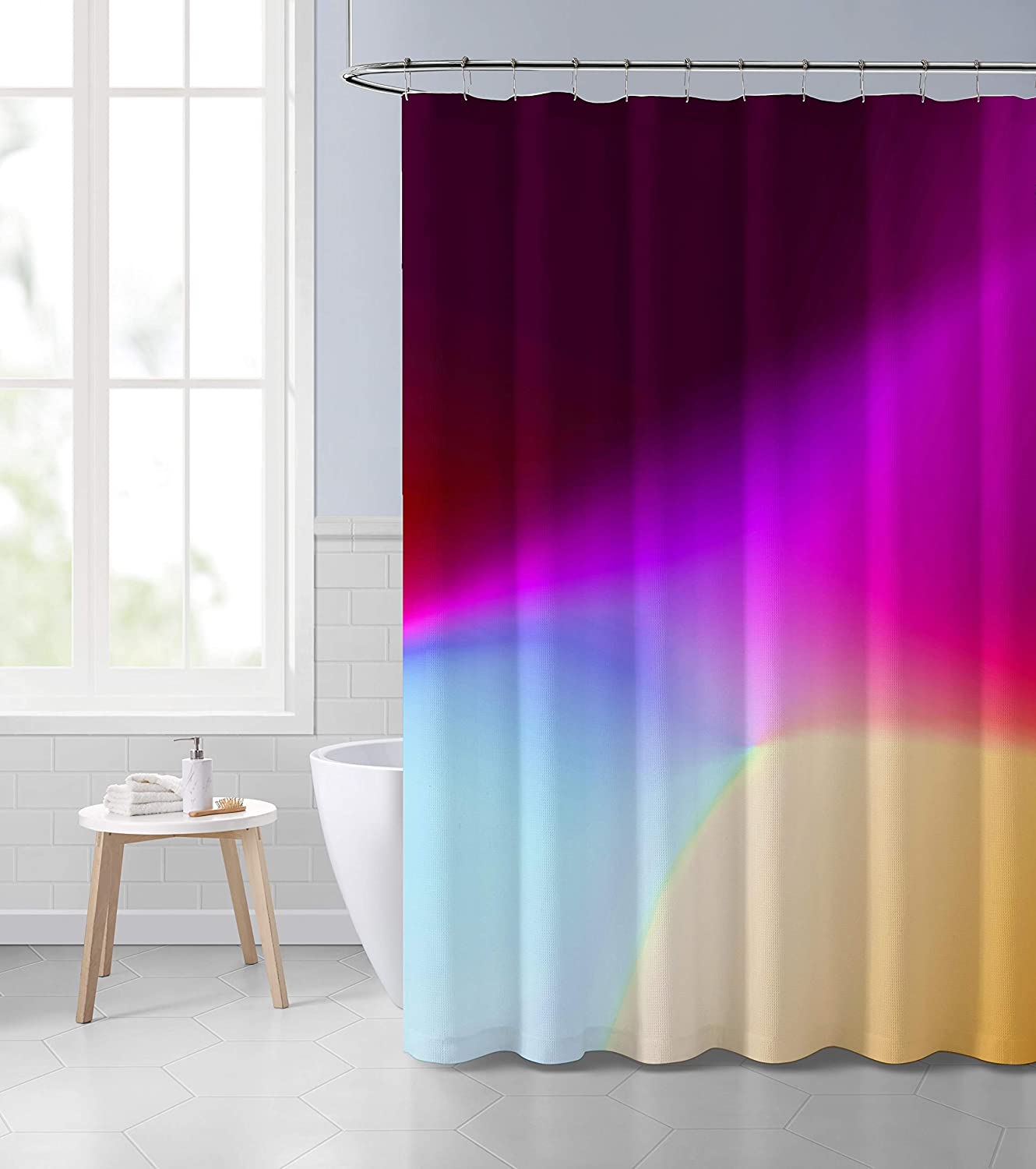 Refinery29 + Remi Collection Modern Heavyweight Waterproof Shower Curtain