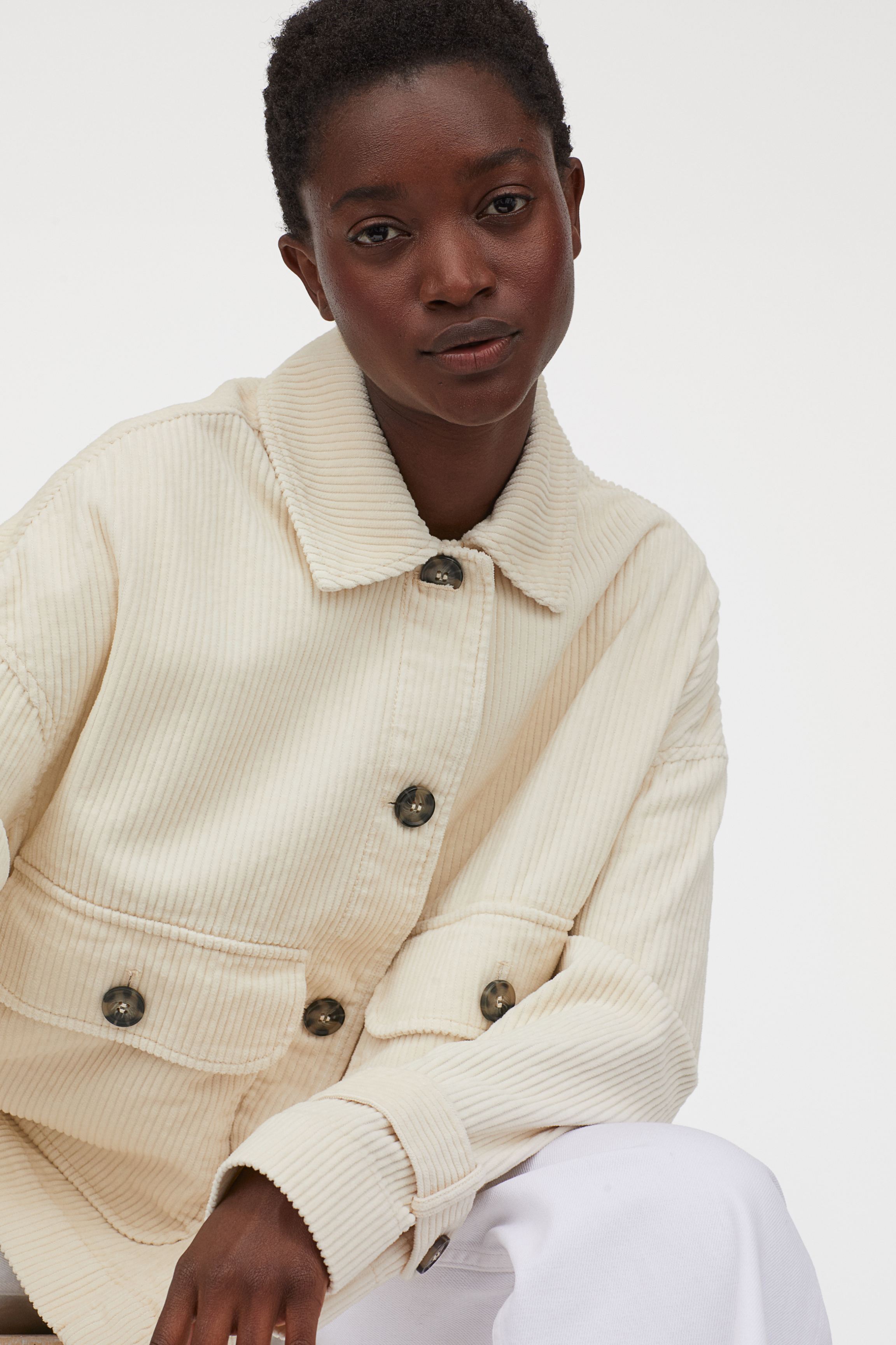 H&m cord jacket shop