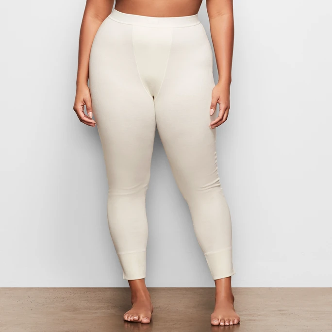 Skims Cotton Ribbed Thermal Leggings XXS 4X