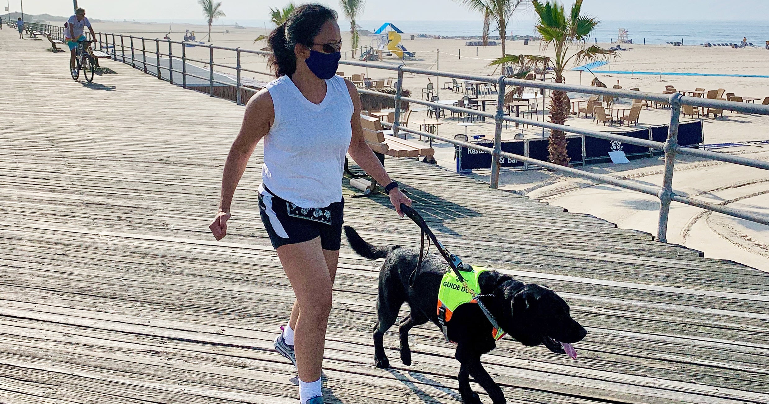 How A Deaf And Blind Runner Uses Her Guide Dog