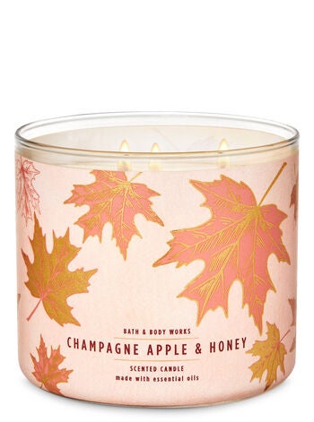 Bath And Body Works DUTCH APPLE WAFFLE 3-Wick Large Scented Autumn Candle 2020 