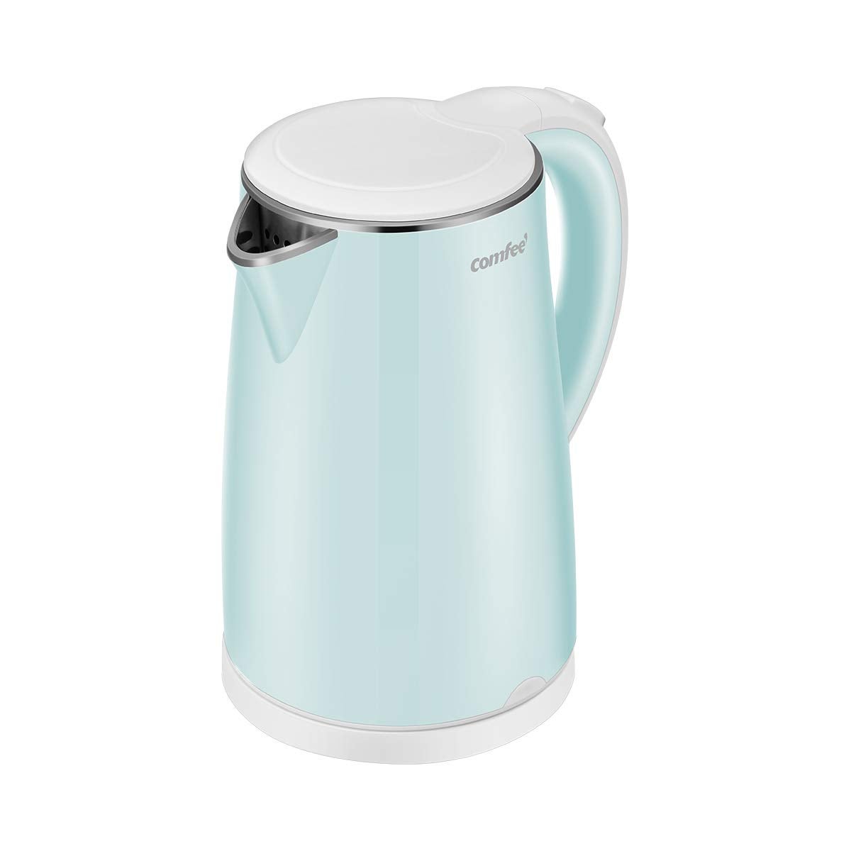 COMFEE’ + Electric Kettle Teapot 1.7 Liter, Mint Green