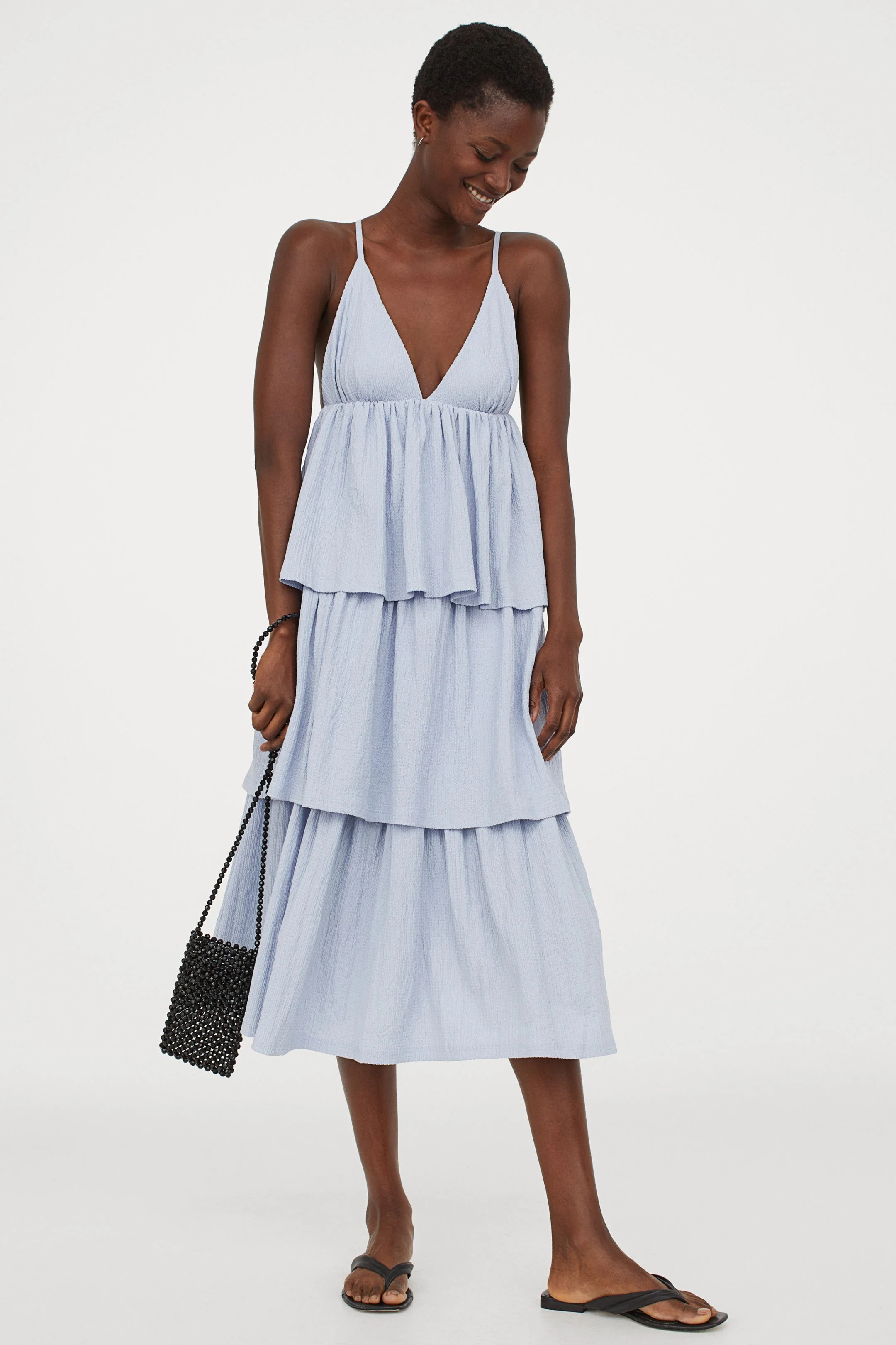Tiered 2025 dress h&m