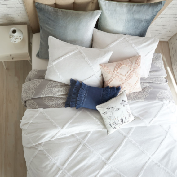 Peri Home + Chenille Lattice Comforter Set