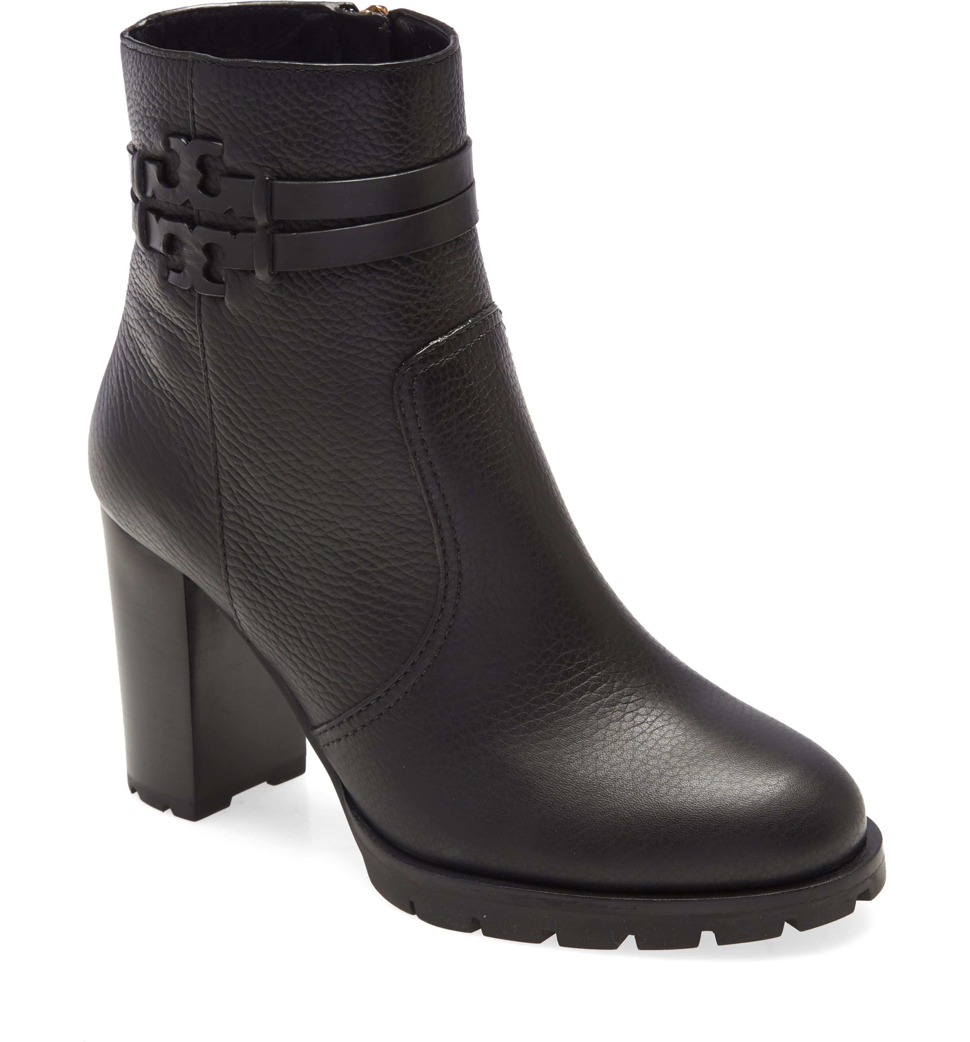 tory burch miller lug sole bootie tan