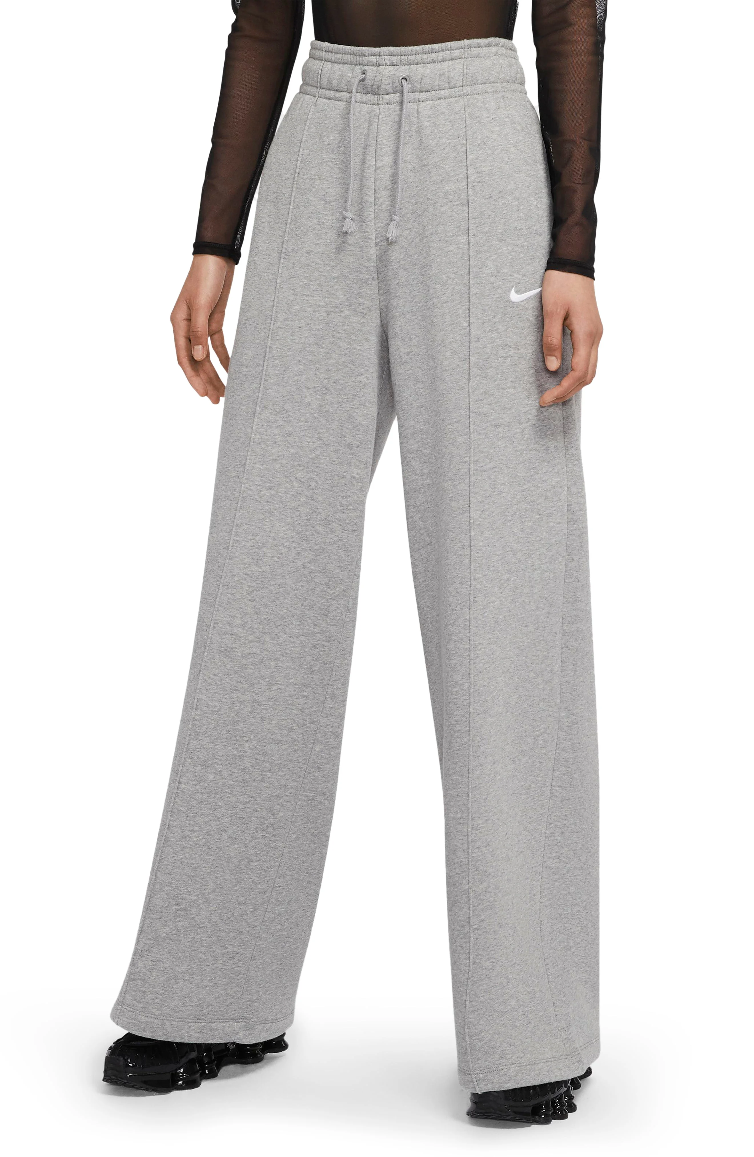 Waist Nike Knit Palazzo Pants Grey Nike Palazzo Pant Nike