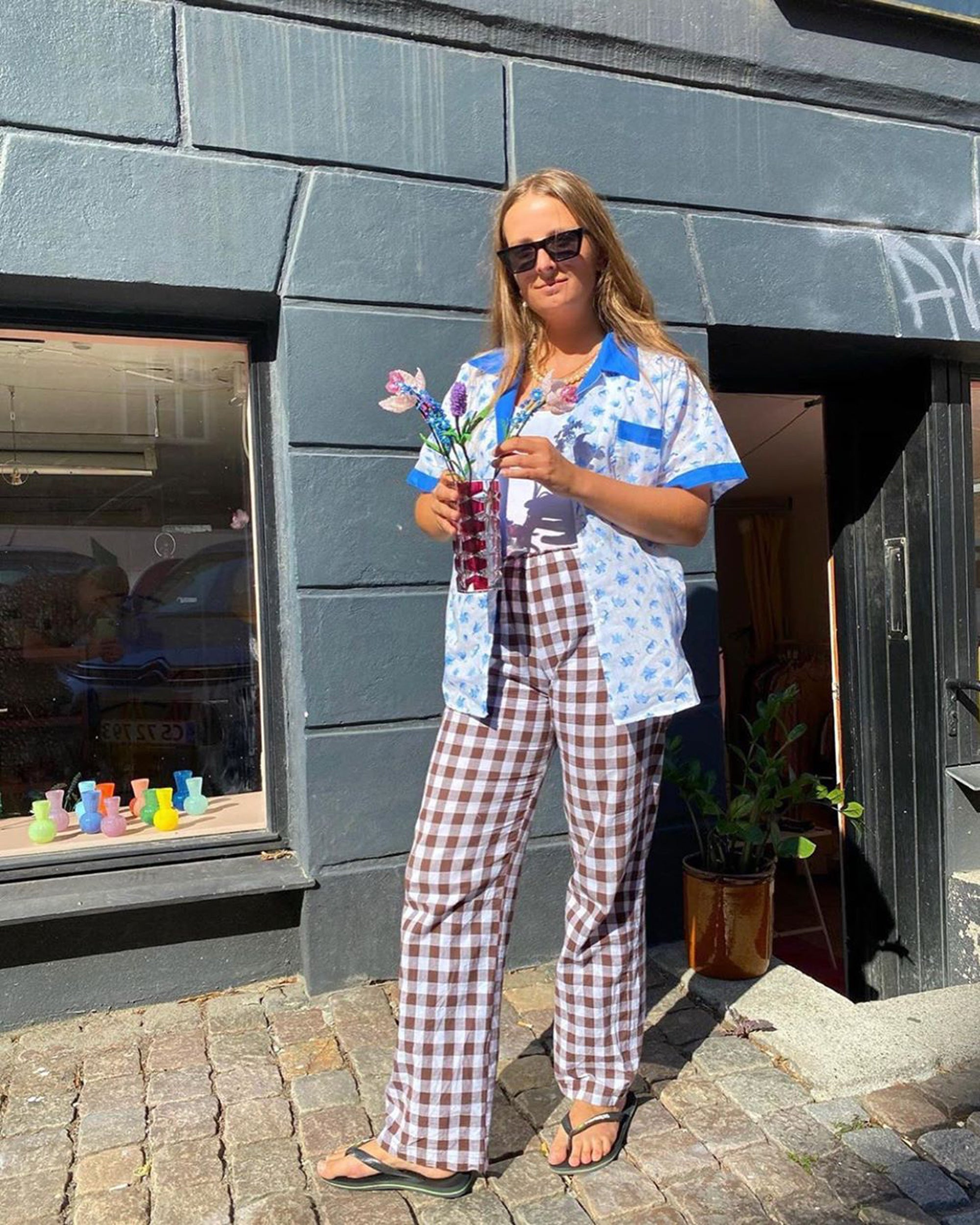 gingham shirt instagram