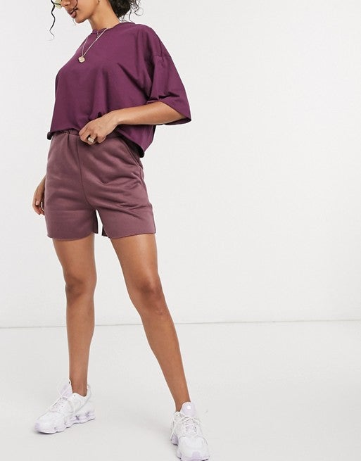 two piece sweat short set