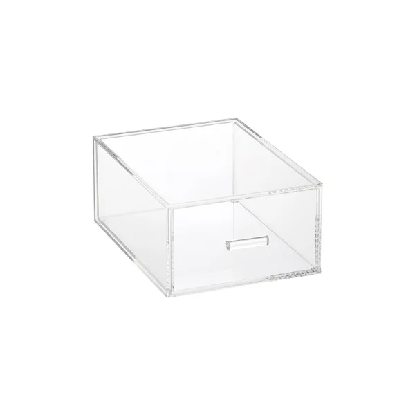 The Container Store + Large Luxe Acrylic Makeup Organizer Clear