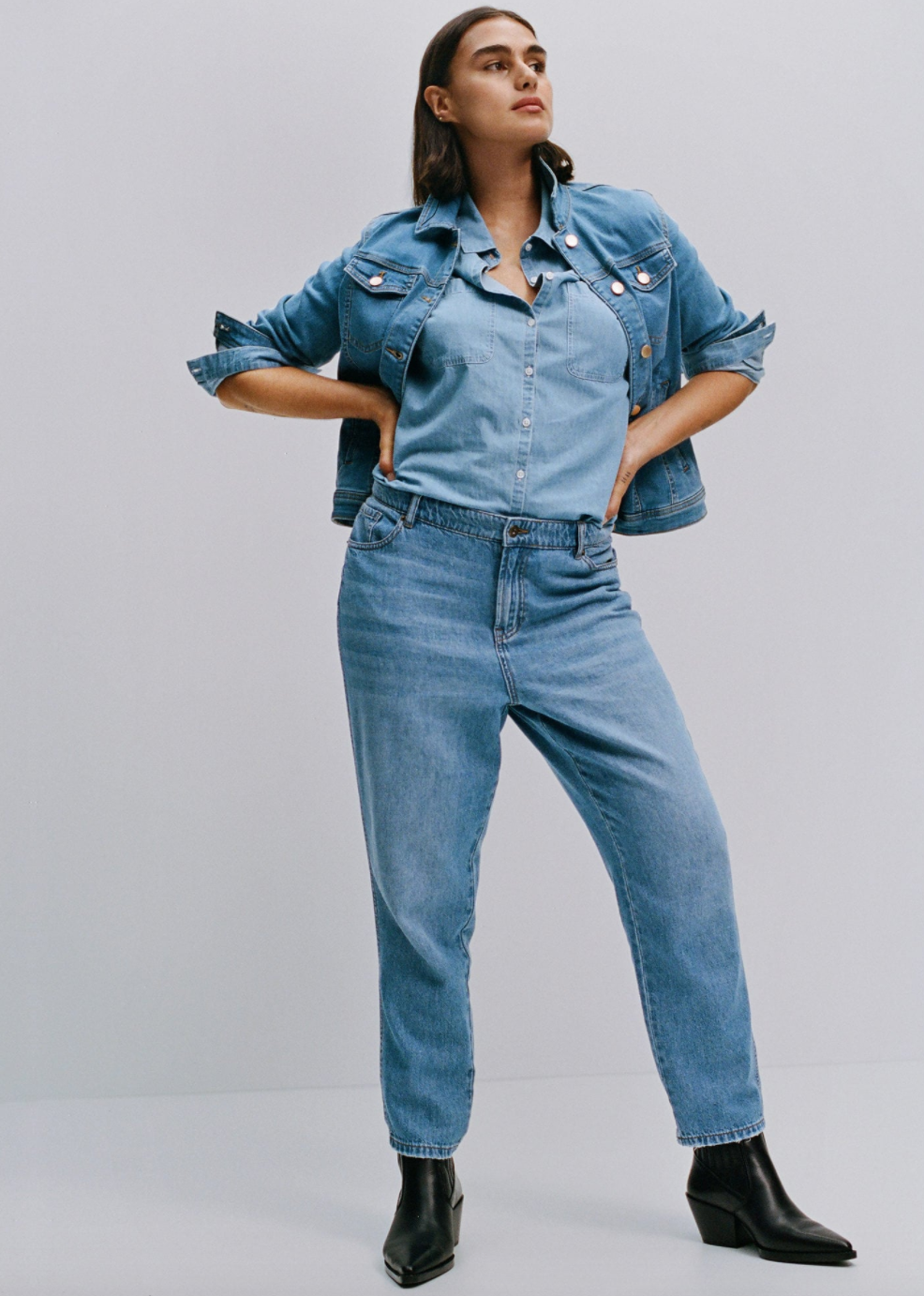 Mango 2025 girlfriend jeans