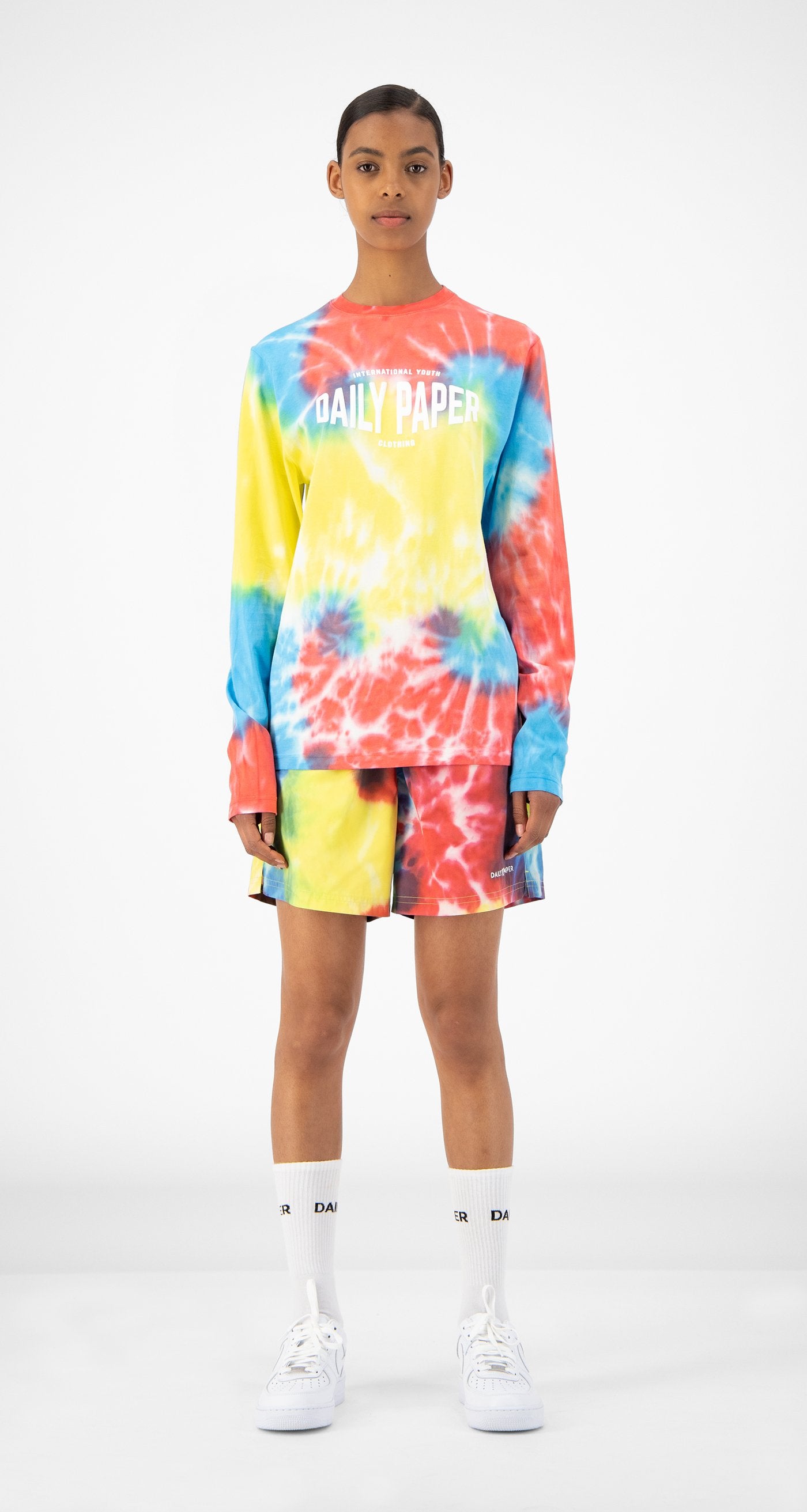 Daily paper tie dye sweater on sale