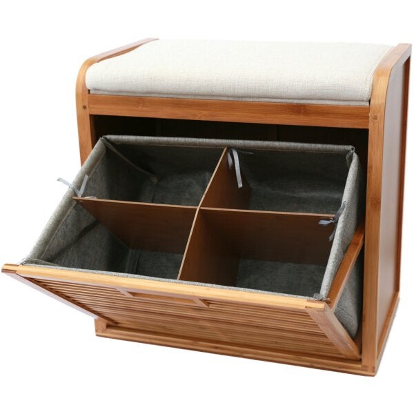 In This Space Moso Entryway Storage Ottoman