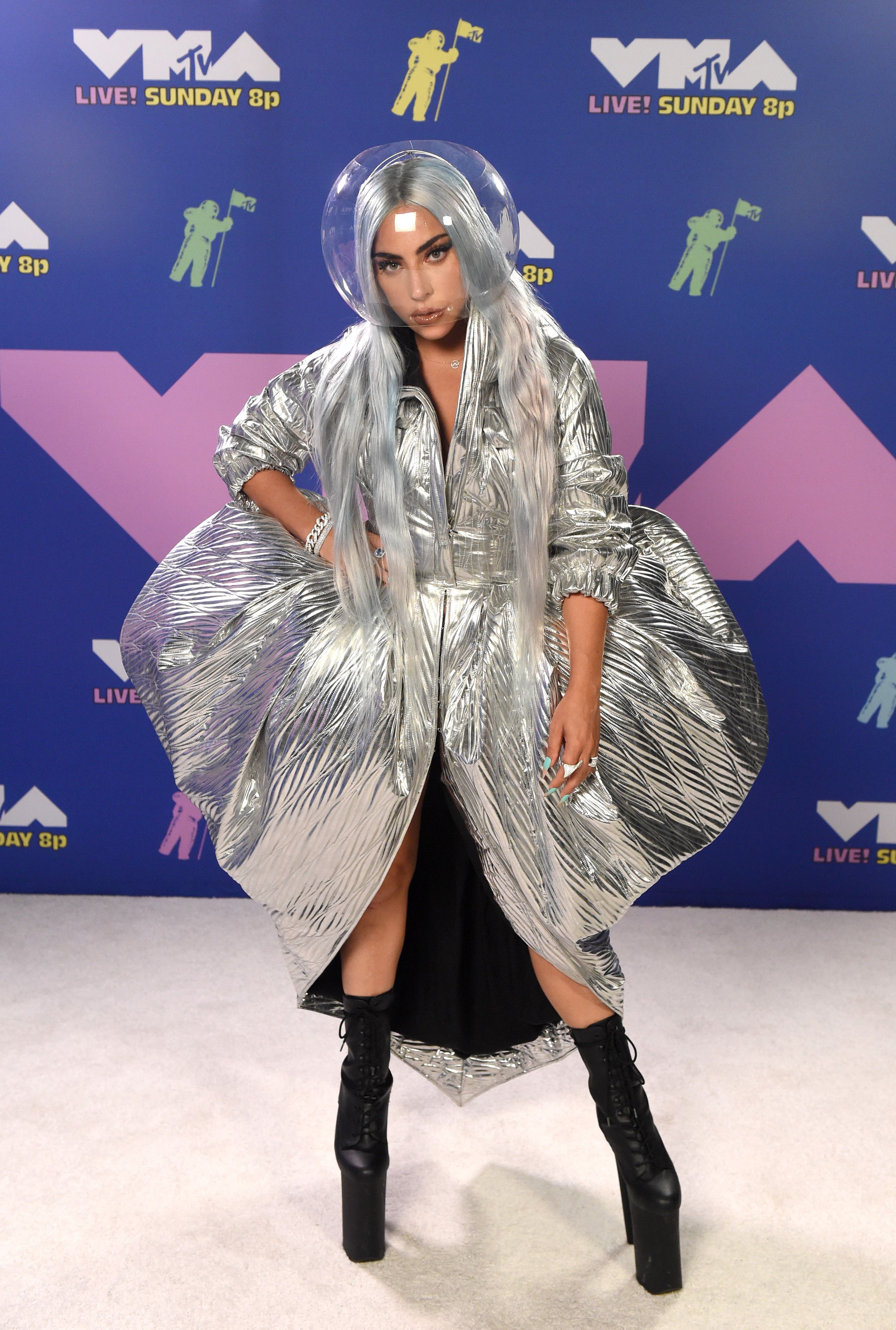 Lady Gaga’s 9 Face Masks Won Her Best-Dressed At The VMAs