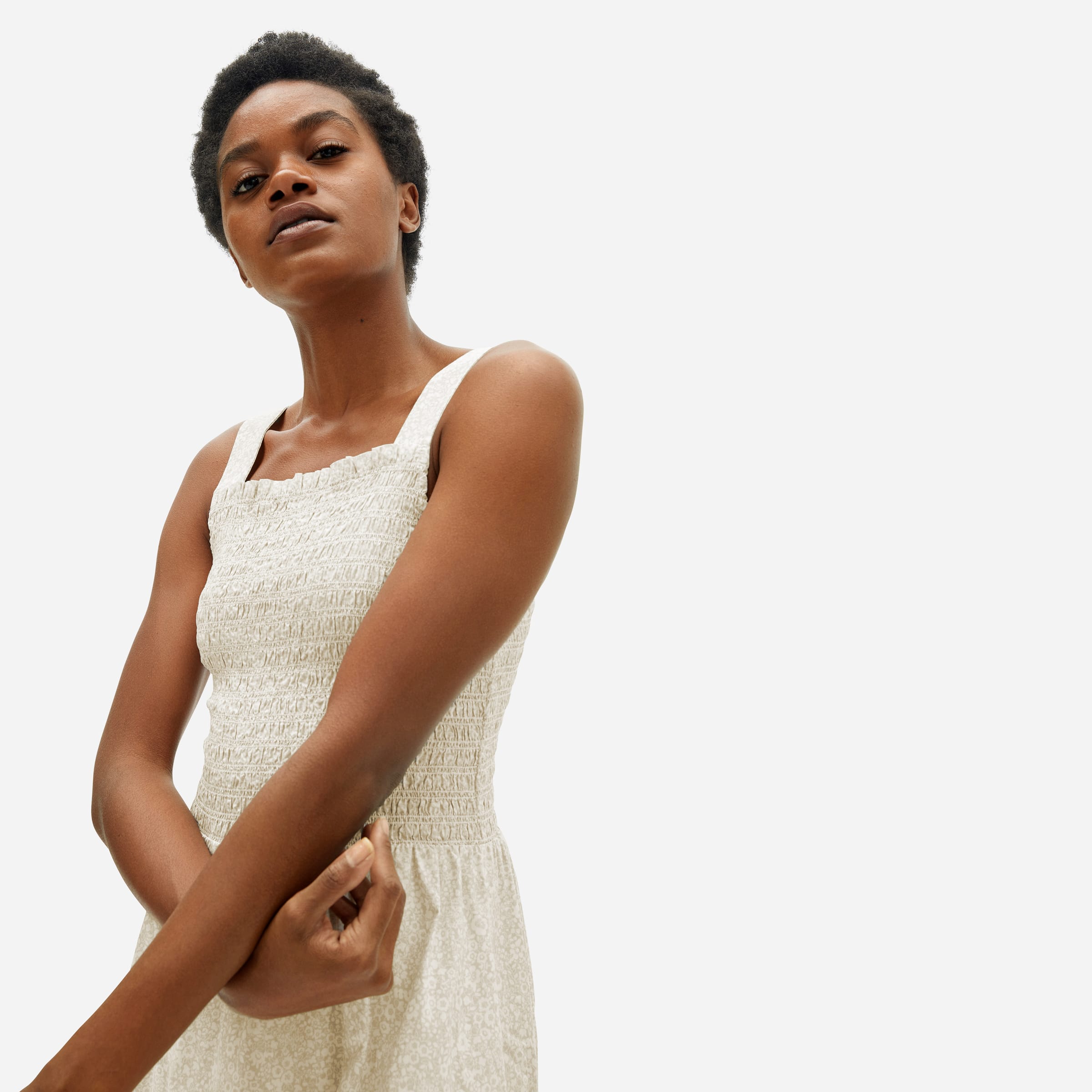 everlane smock dress